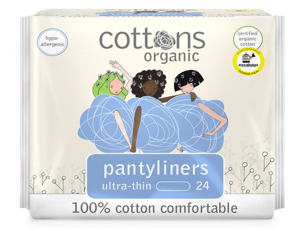 Cottons Organic Salvaslip Pantyliners 24u