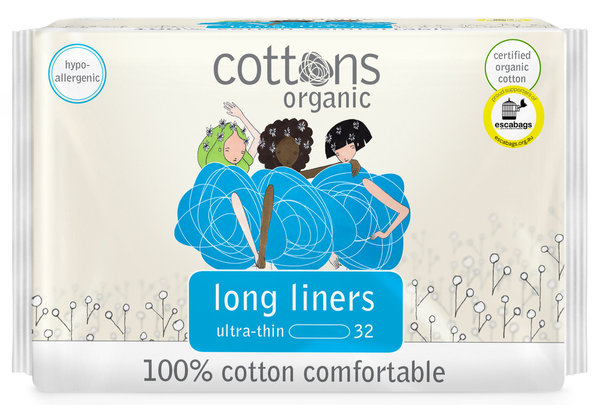 Cottons Organic Salvaslip Longliner 32u