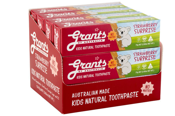 GRANTS STRAWBERRY SURPRISE 75g 12uds packaging