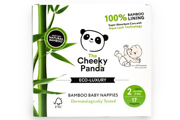 Cheeky Panda Pañales de Bambú 17uds