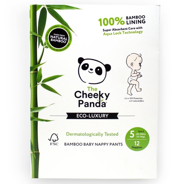 Cheeky Panda Pañales de Bambú 12uds