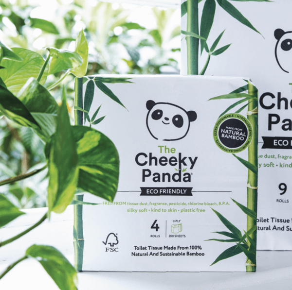 Cheeky Panda Papel higiénico ecológico 4 rollos